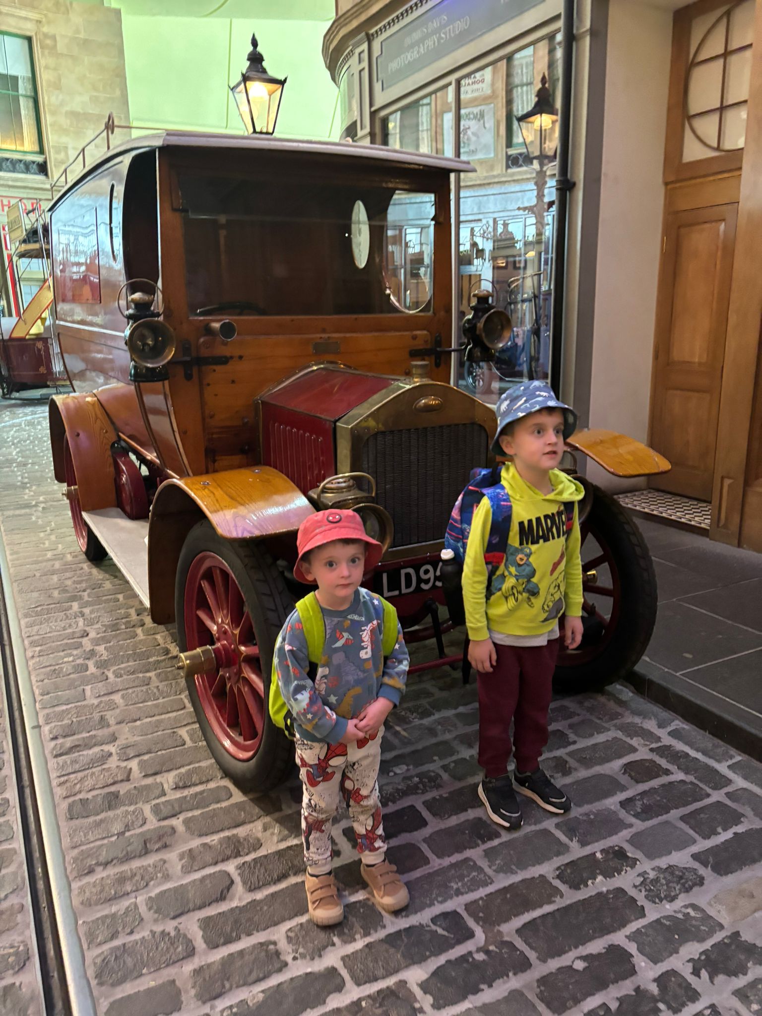 Family walking together in the park